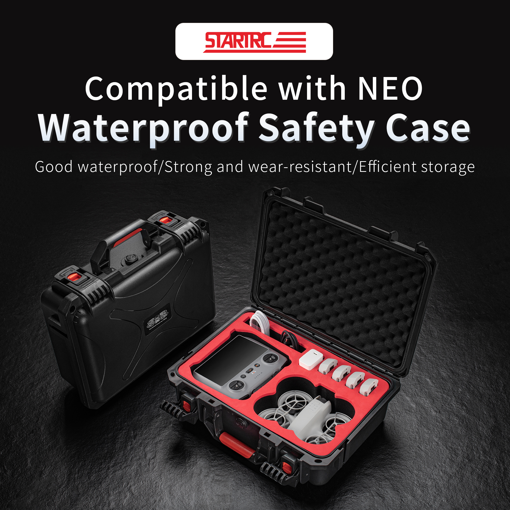 Portable Hard Waterproof Case  - Drone Joystick Cover recensione e prezzo