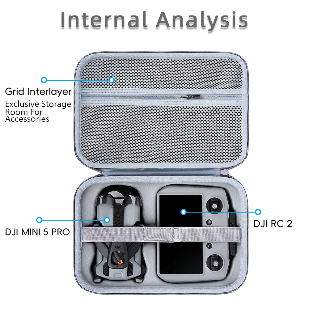 Storage Carry Case for DJI Min - Drone Controller Hood recensione e prezzo