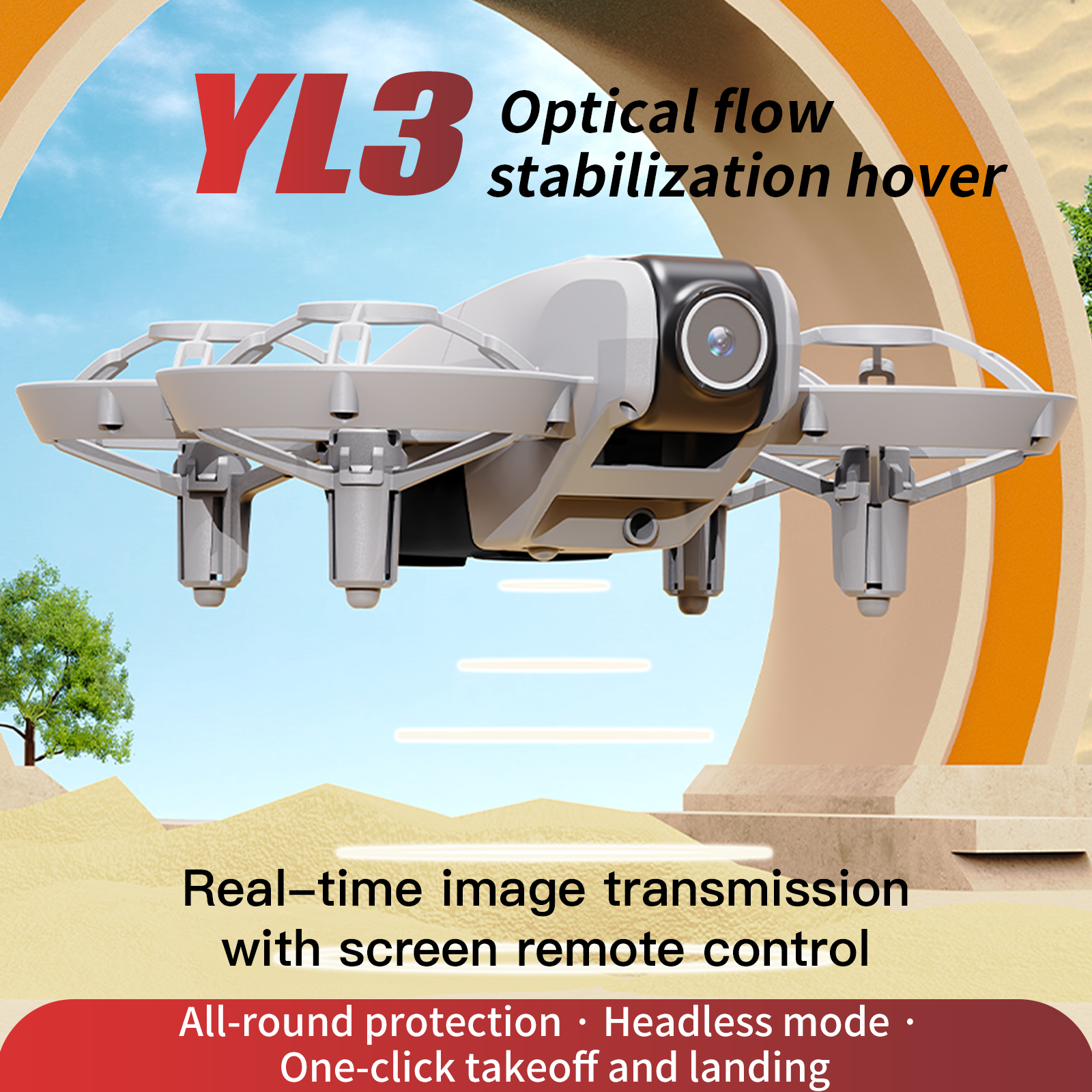 YL3 Remote-Controlled Drone wi - Drone Controller Screen recensione e prezzo