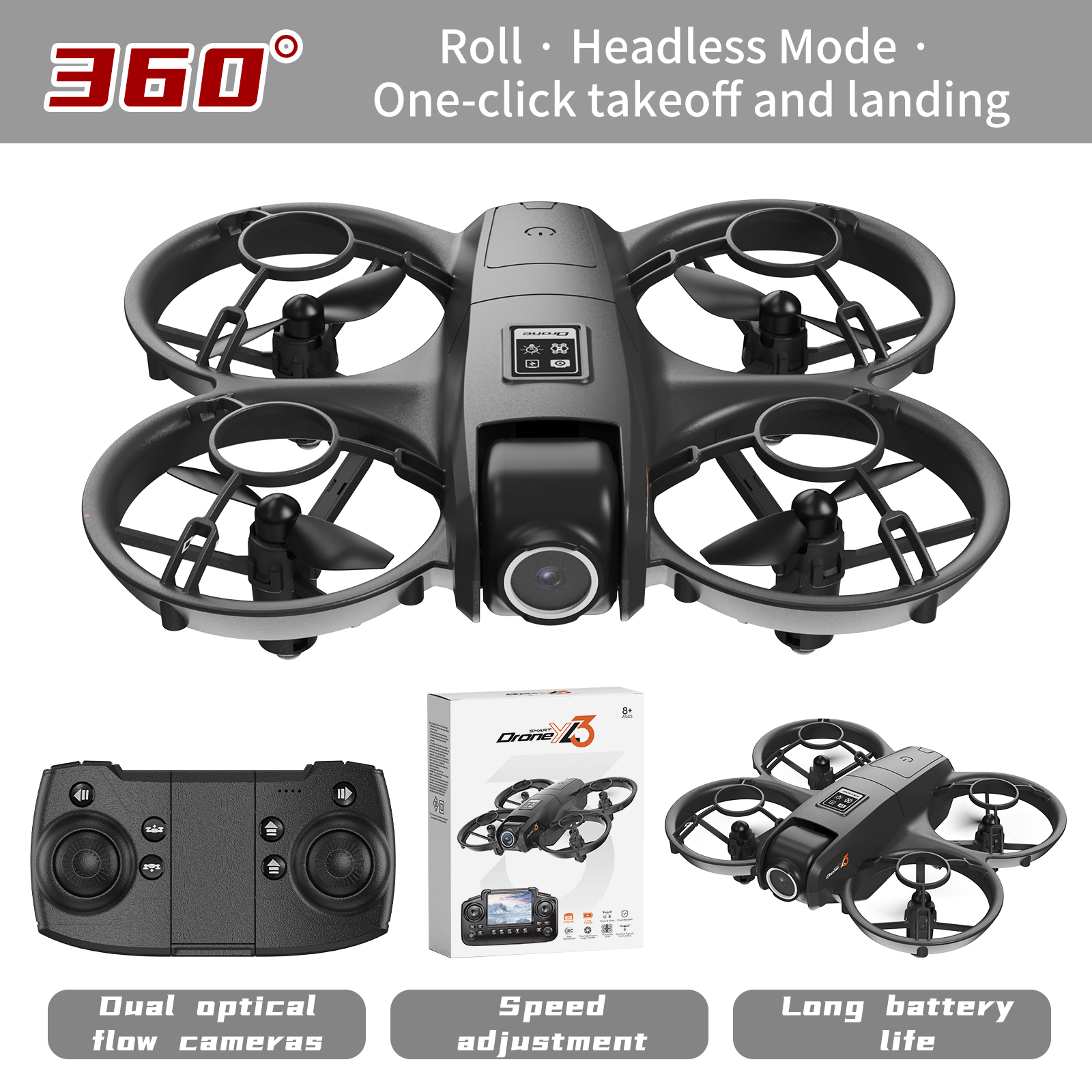 YL3 Remote-Controlled Drone wi - Drone Controller Screen recensione e prezzo