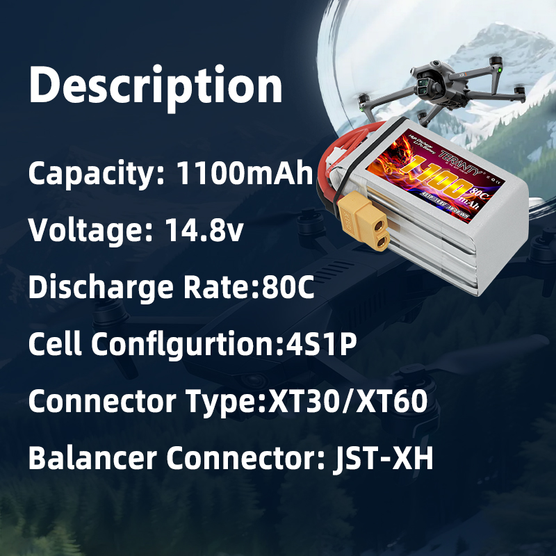 TERANTY 4S 1100mAh 80C/160C Li - Drone Power Bank recensione e prezzo