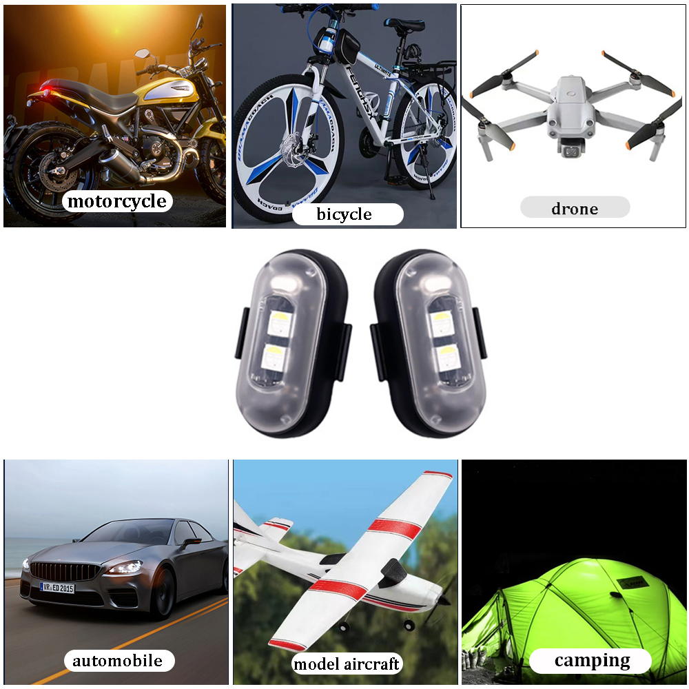 10x 4x 8Colors Wireless LED Dr - Drone Strobe Light recensione e prezzo