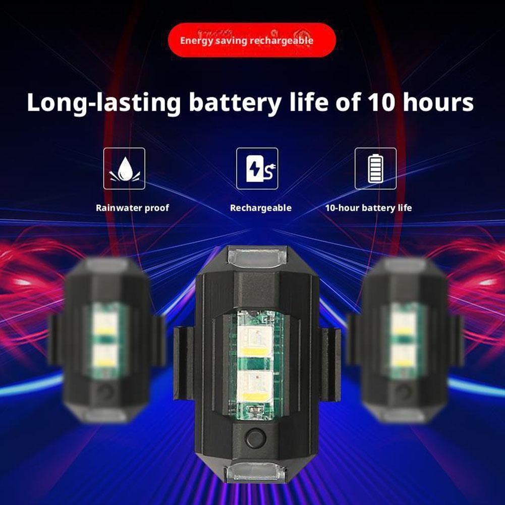 2PCS Mini LED Strobe Lights De - Drone Strobe Light recensione e prezzo