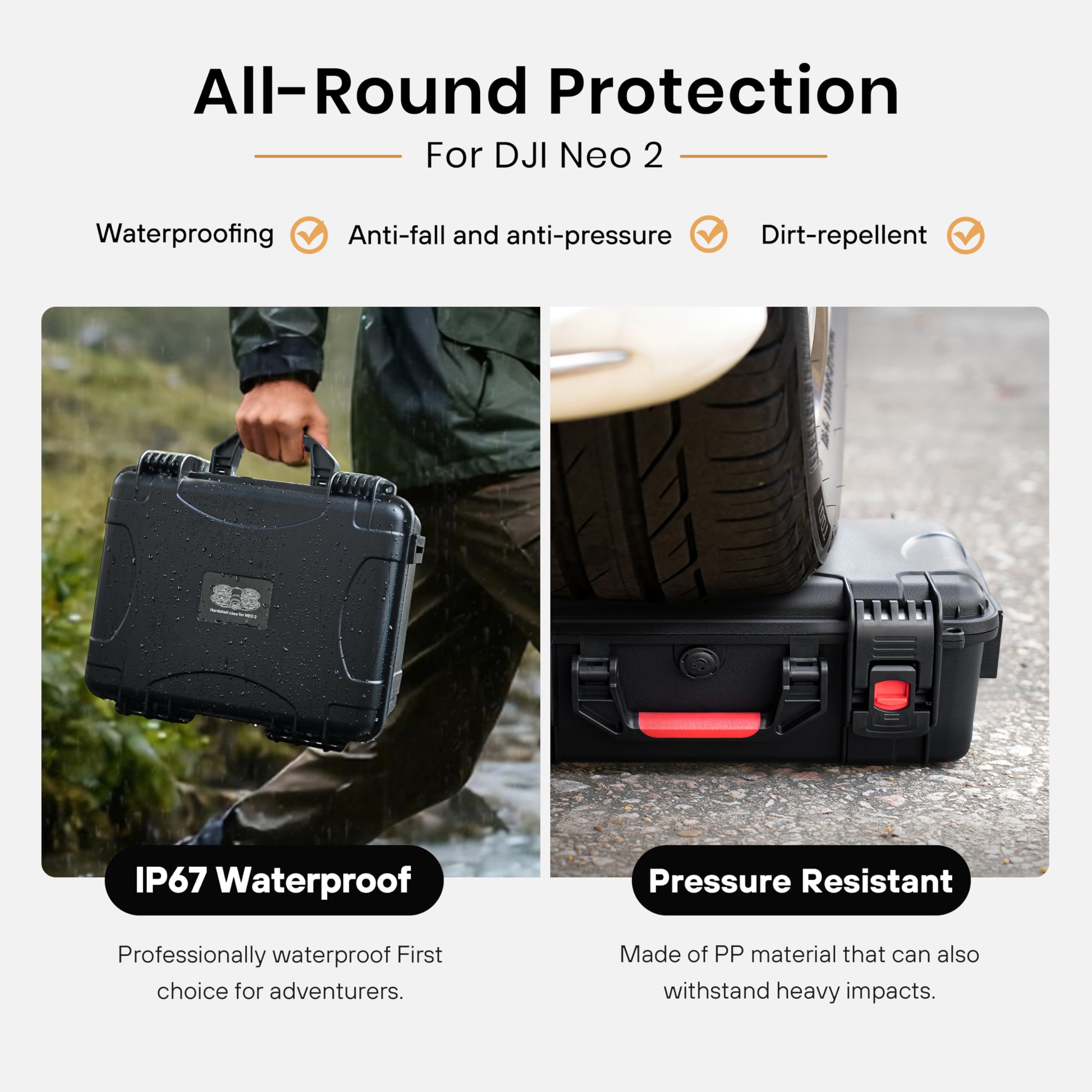 STARTRC Waterproof Hard Carryi - Drone Joystick Cover recensione e prezzo