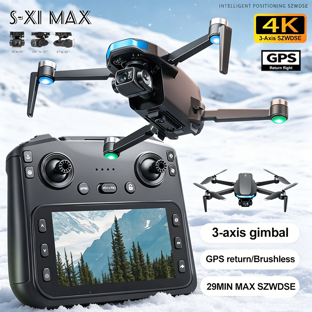 New S-X1 MAX Drone GPS 8K Prof - Drone Power Bank recensione e prezzo