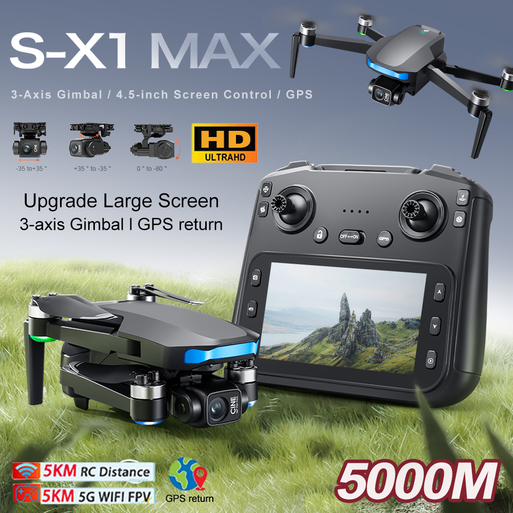 New S-X1 MAX Drone GPS 8K Prof - Drone Power Bank recensione e prezzo